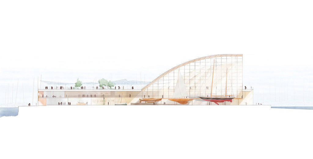 Sección Longitudinal centrado